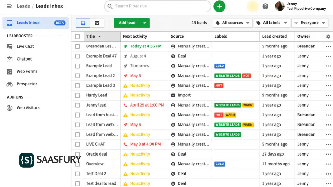 Lead Tracking