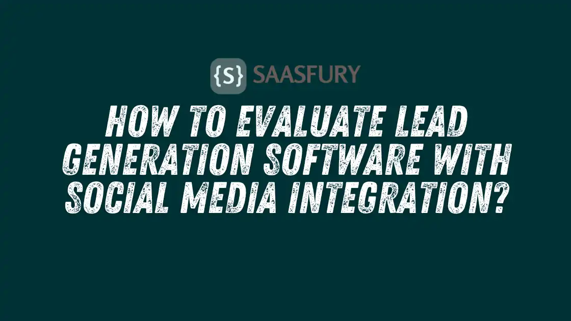 lead generation software with social media integration